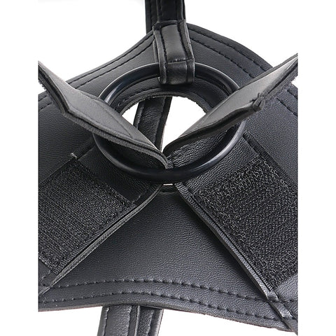 King Cock Strap-On Harness With 8 Inch Realistic Cock - Strap On Sextoys