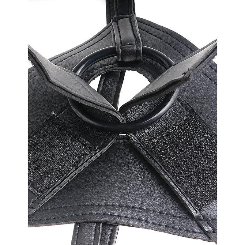 King Cock Strap-On Harness With 9 Inch Realistic Cock - Strap On Sextoys