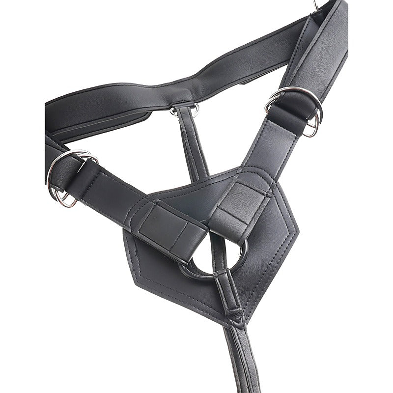 King Cock Strap-On Harness With 9 Inch Realistic Cock - Strap On Sextoys