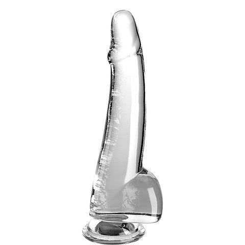 King Cock Clear 10 Inch Realistic Dildo - Realistic Dildos