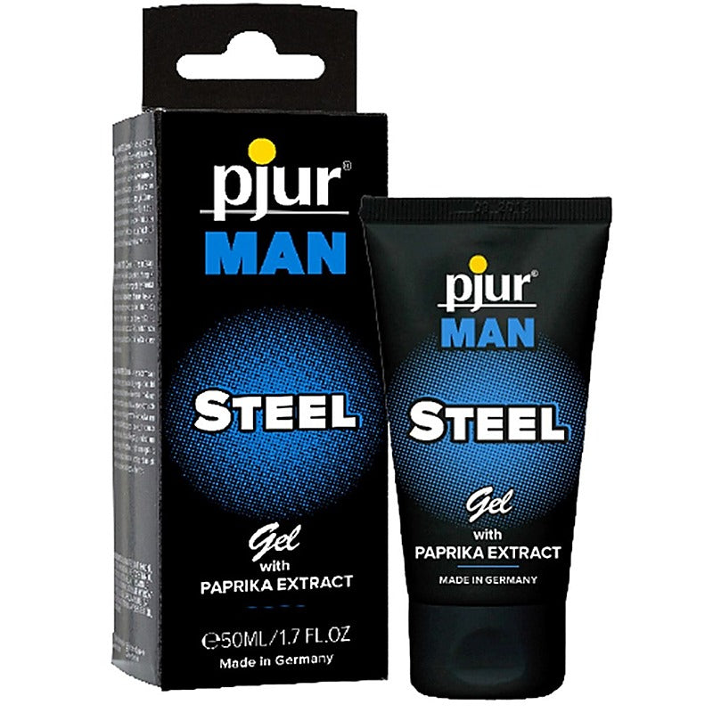 Pjur Man Steel Gel 50ml - Delay and Excite Sprays