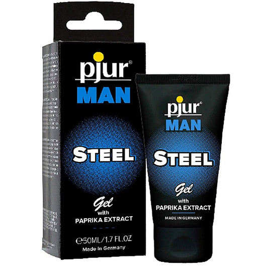 Pjur Man Steel Gel 50ml - Delay and Excite Sprays