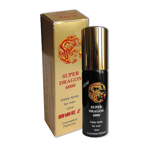 Super Dragon 6000 Male Delay Spray - Delay and Excite Sprays