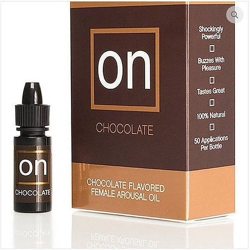 On Chocolate Natural Arousal Gel - Delay and Excite Sprays