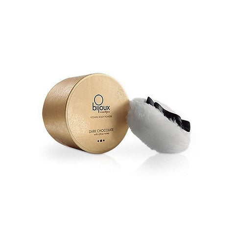 Bijoux Indiscrets Decadent Dark Chocolate Body Powder - Citrus-Infused Aphrodisiac Bliss