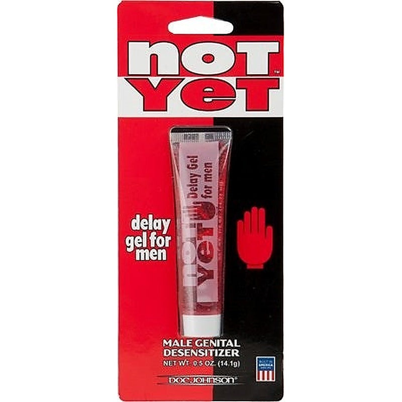 Doc Johnson Not Yet Delay Gel 14g - Delay and Excite Sprays