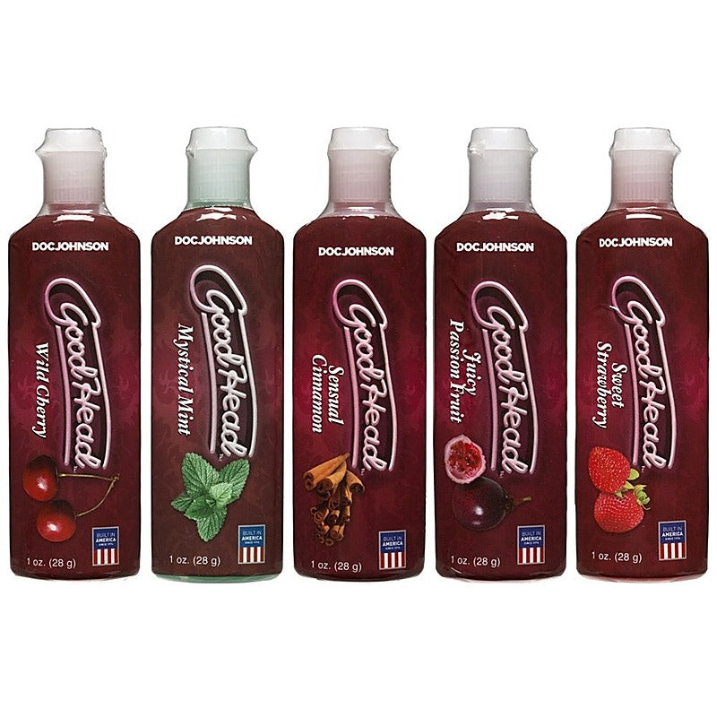 Good Head Oral Delight Adult Lubricant 5 Pack By Doc Johnson - Delay and Excite Sprays