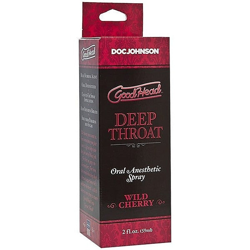 Deep Throat Spray Mint by Doc Johnson - Water Based Lubes