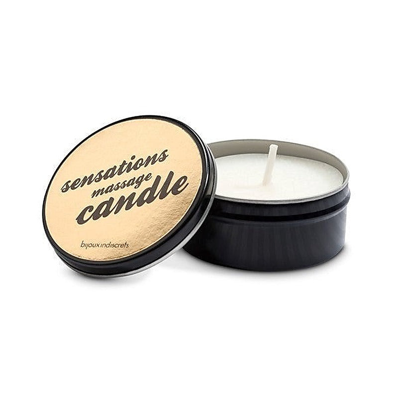 Sensations Warming Massage Candle By Bijoux Indiscrets - Delay and Excite Sprays
