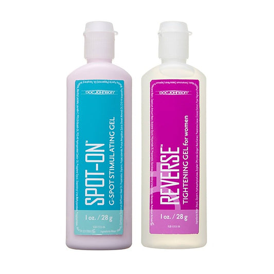 Spot-On Reverse For Women 2 Pack By Doc Johnson - Delay and Excite Sprays