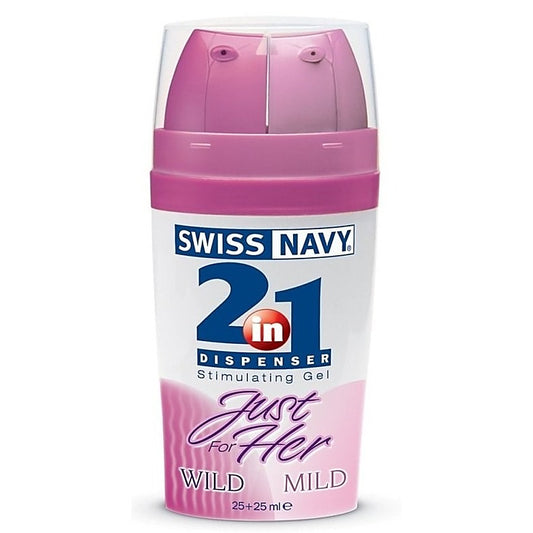 Swiss Navy Just for Her 2-In-1 Stimulating Gel 50ml - Delay and Excite Sprays