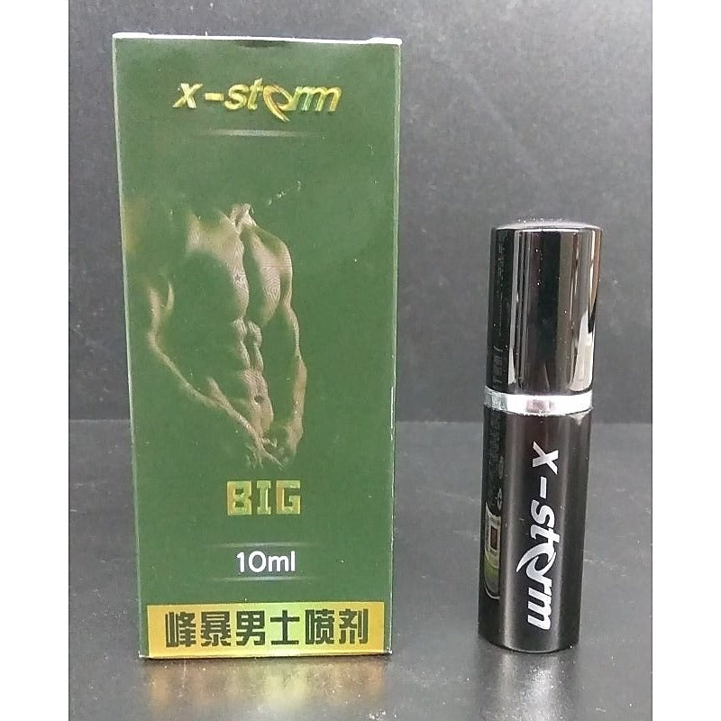 X-Storm Men's Delay Spray Black Label 10ml - Delay and Excite Sprays