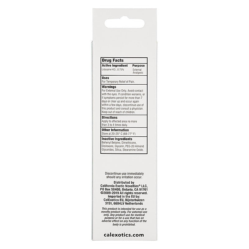Anal Eze Adult Gel 44Ml By California Exotics - Delay and Excite Sprays