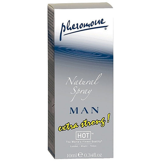 Hot Pheromones Man Natural Spray Extra Strong 10ml - Delay and Excite Sprays