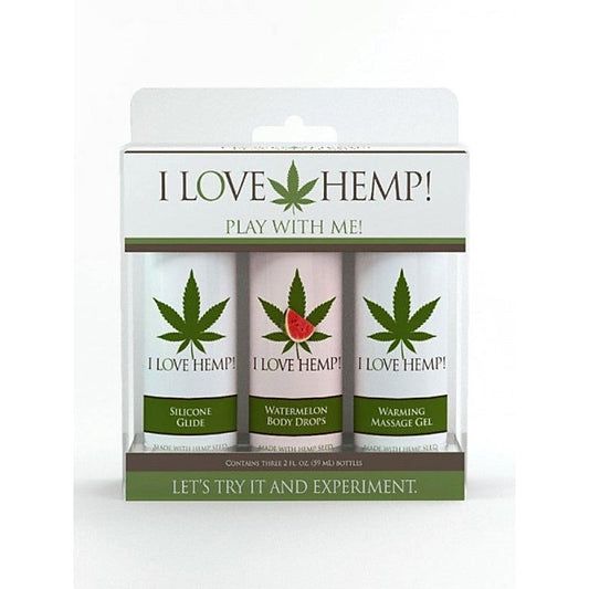 Doc Johnson I Love Hemp Play With Me Lubricant Pack 59ml - Sex Pheromones and Perfumes