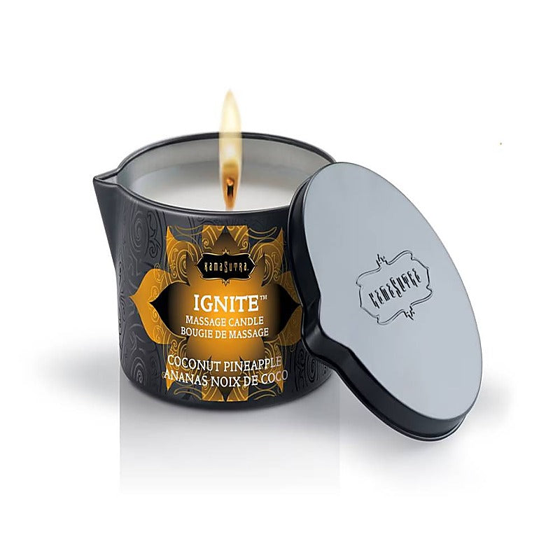 Ignite Romantic Massage Candle By Kama Sutra - Bath and Intimate Fragrances