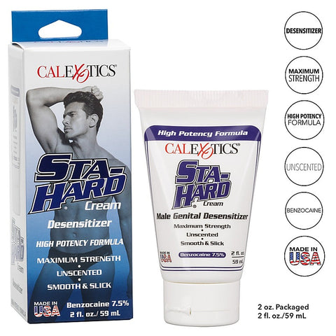 California Exotics Sta-Hard Sex Delay Cream 44ml - Delay and Excite Sprays