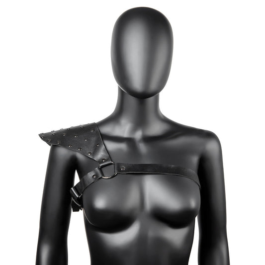 BDStyle One Shoulder Fetish Play Chest Harness - Cuffs And Restraints