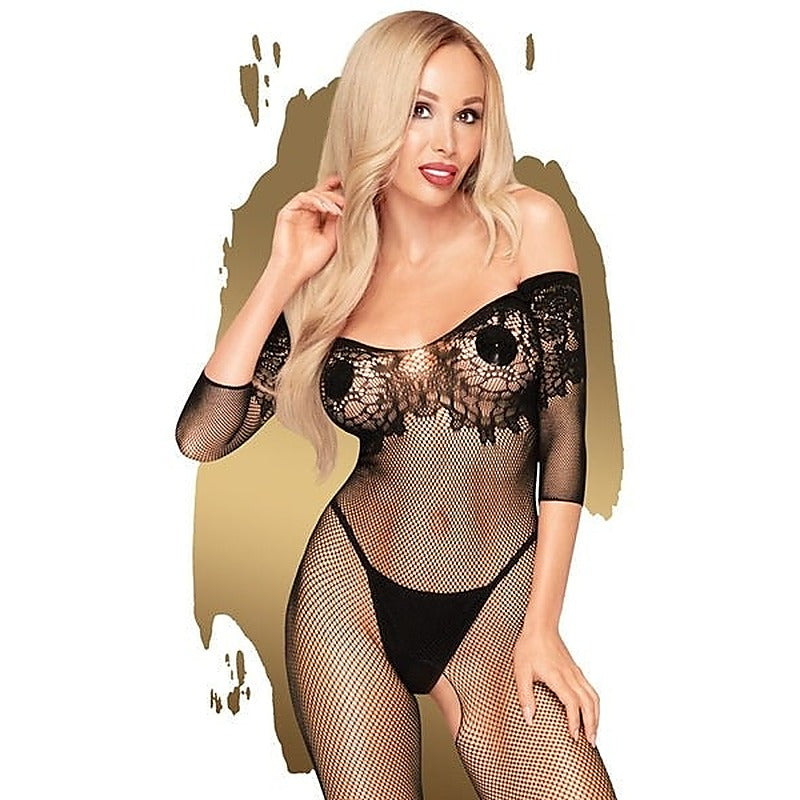 Captivating Net And Lace Bodystocking By Penthouse Lingerie - Bras and Bra Sets