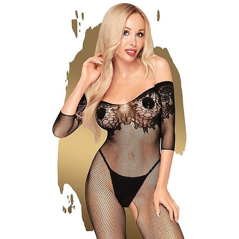 Captivating Net And Lace Bodystocking By Penthouse Lingerie - Bras and Bra Sets
