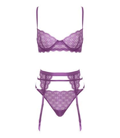 Muse Lingerie Two Piece Bra and Panty Set - Bras and Bra Sets