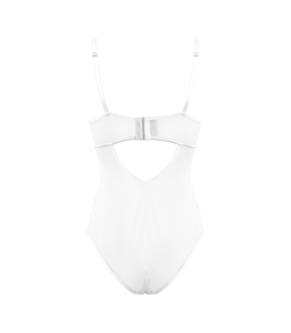 Muse Lingerie BDSM Play Sexy Womens Bodysuit White - Her Fetish