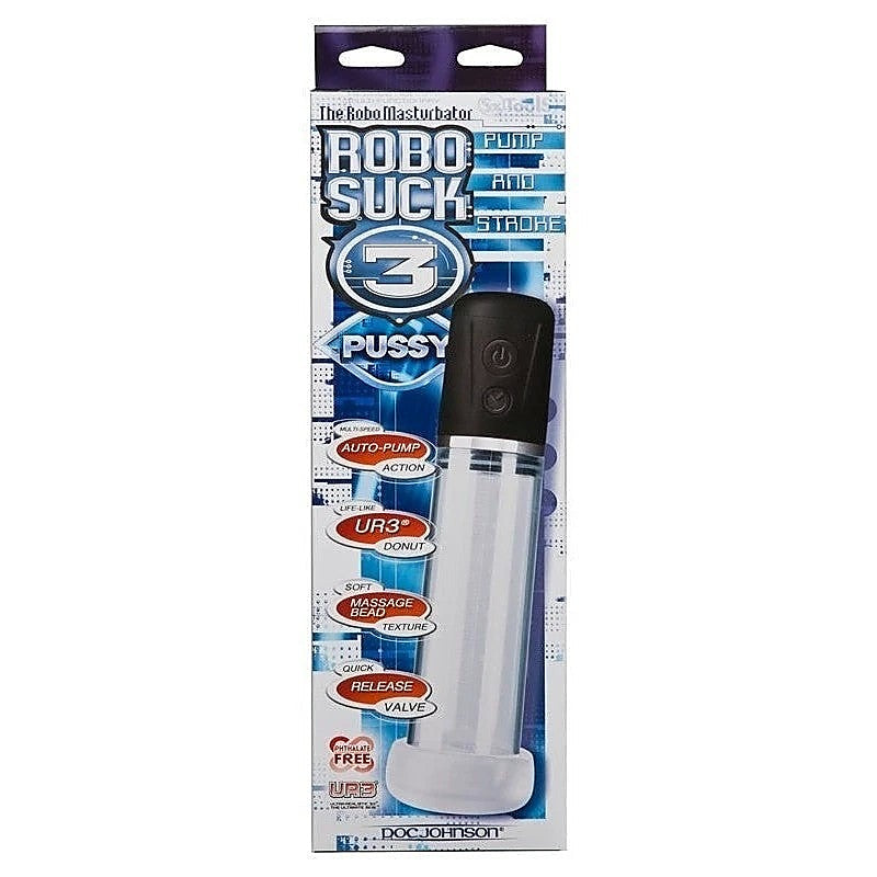 Doc Johnson RoboSuck3 UR3 Pussy Masturbator - Pumps, Extenders and Sleeves