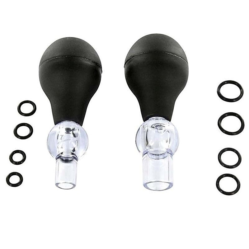 Nipple Pump 10 Piece Set By Seven Creations - Breast and Nipple Toys