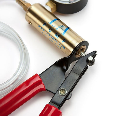 LA Pump Vacuum Hand Pump With PSI Meter