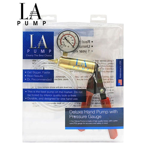 LA Pump Vacuum Hand Pump With PSI Meter