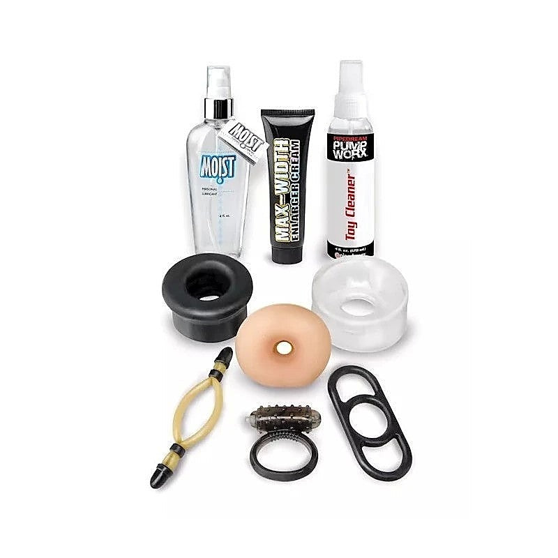Pump Worx Male Sex Toys Accessory Kit By Pipedream Products - Pumps, Extenders and Sleeves