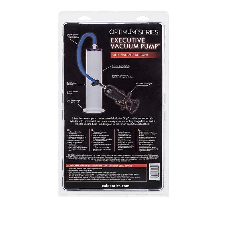 CalExotics Optimum Series Executive Vacuum Penis Pump - Pumps, Extenders and Sleeves