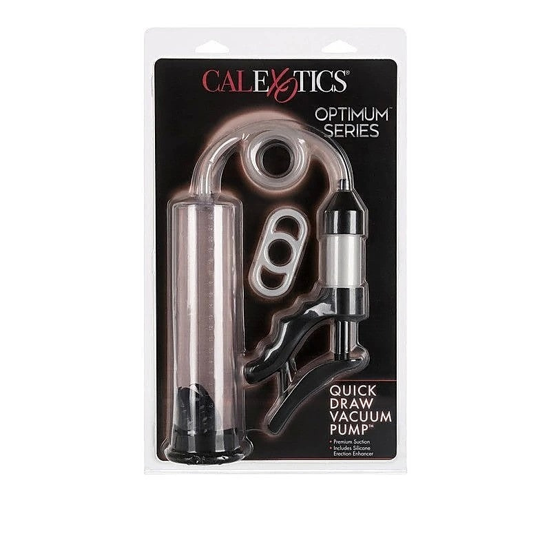 CalExotics Optimum Series Quick Draw Vacuum Penis Pump - Pumps, Extenders and Sleeves