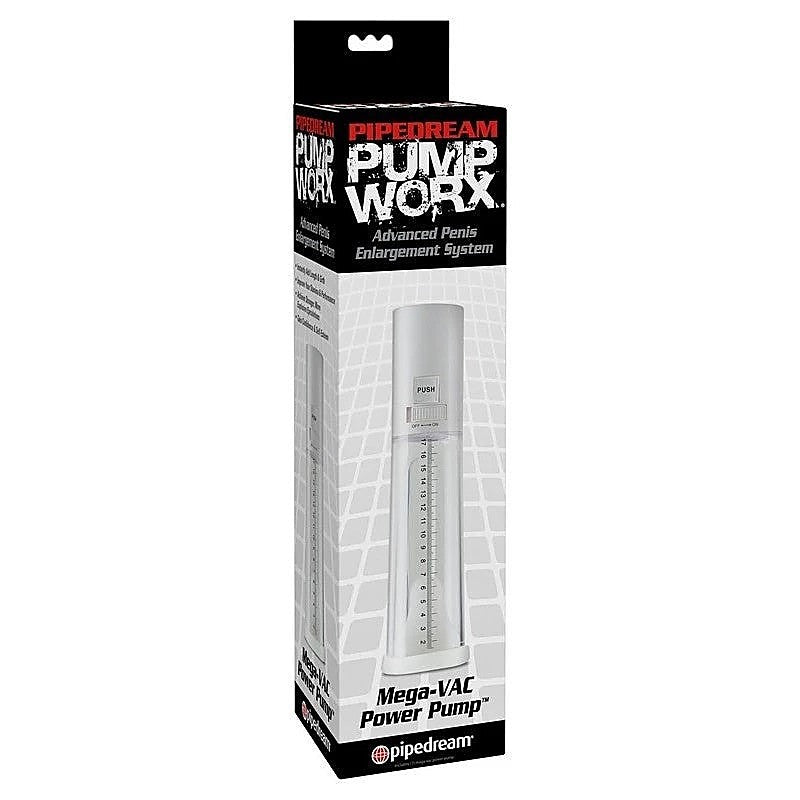 Pump Worx Mega-Vac Power Cock Enlargement Pump - Pumps, Extenders and Sleeves