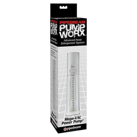 Pump Worx Mega-Vac Power Cock Enlargement Pump - Pumps, Extenders and Sleeves