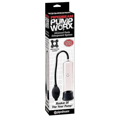 Pump Worx Rookie Of The Year Penis Enlargement Pump - Pumps, Extenders and Sleeves