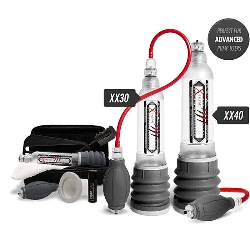Bathmate Hydromax Xtreme X30 Hydro Pump and Kit Clear - Pumps, Extenders and Sleeves