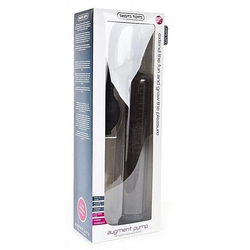 Augment Pump Black by Shots Toys - Pumps, Extenders and Sleeves