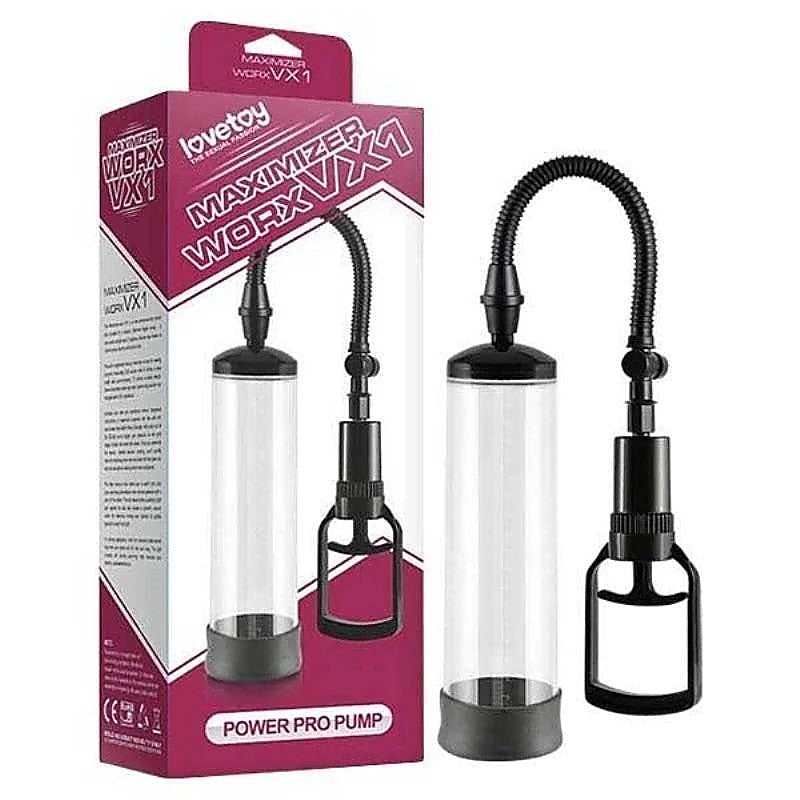 Maximizer Worx VX1 Power Pro Pump with Cock Ring - Pumps, Extenders and Sleeves