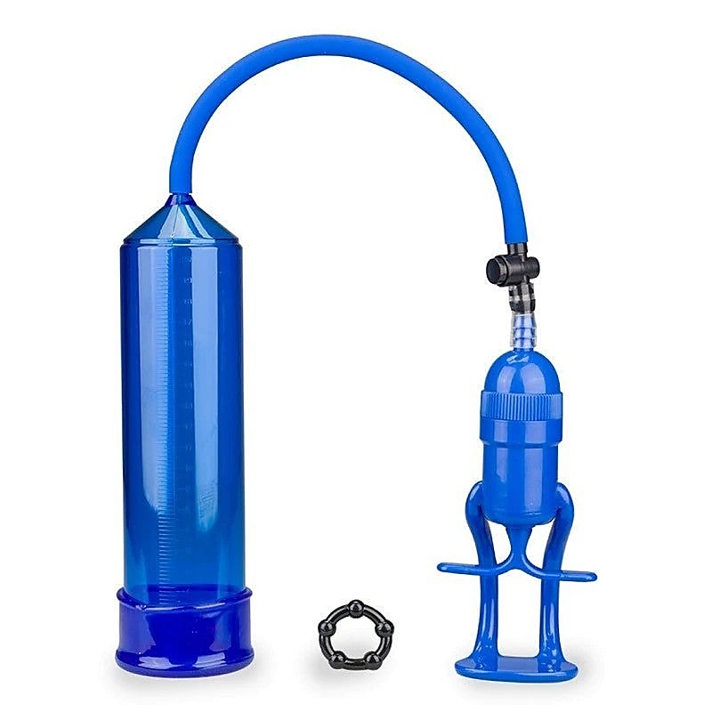 Maximizer Worx Limited Edition Pleasure Pro Pump Blue - Pumps, Extenders and Sleeves