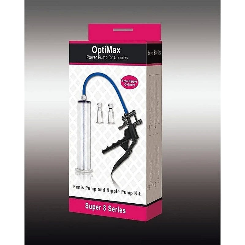 Optimax Power Pump For Couples By Shots Toys - Pumps, Extenders and Sleeves