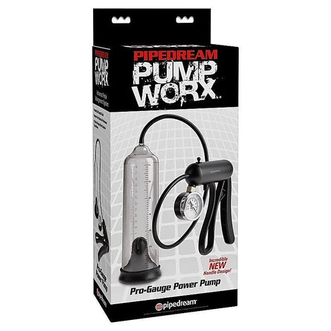 Pump Worx Pro-Gauge Power Penis Pump By Pipedream - Pumps, Extenders and Sleeves
