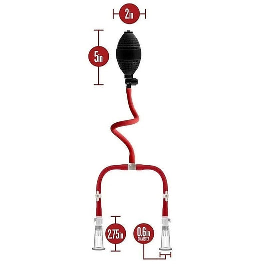 Temptasia Nipple Squeeze Pump System - Breast and Nipple Toys