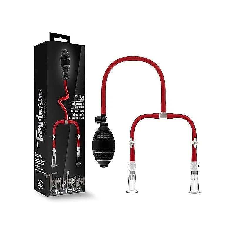 Temptasia Nipple Squeeze Pump System By Blush Novelties - Breast and Nipple Toys