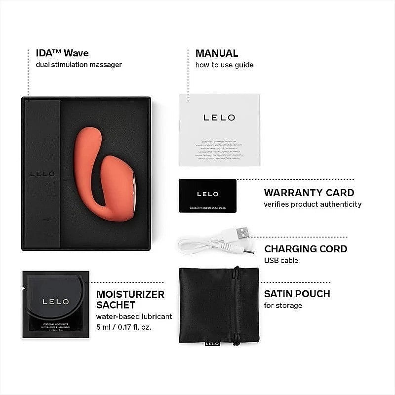 Ida Rotating And Vibrating Couples Massager By Lelo - Love Eggs and Kegel Exercisers