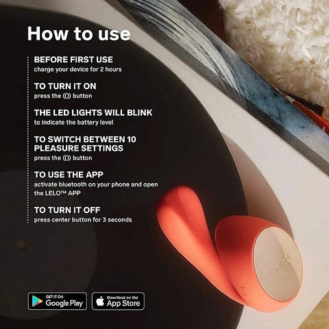Ida Rotating And Vibrating Couples Massager By Lelo - Love Eggs and Kegel Exercisers