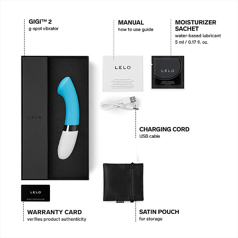 Gigi 2 Rechargeable G Spot Vibrator By Lelo - Luxury Sex Toys