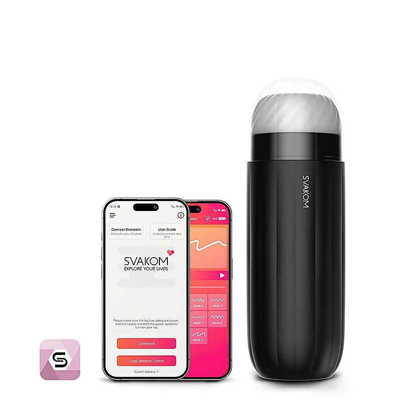 Sam Neo Suction And Vibration Mens Masturbator By Svakom - Luxury Sex Toys