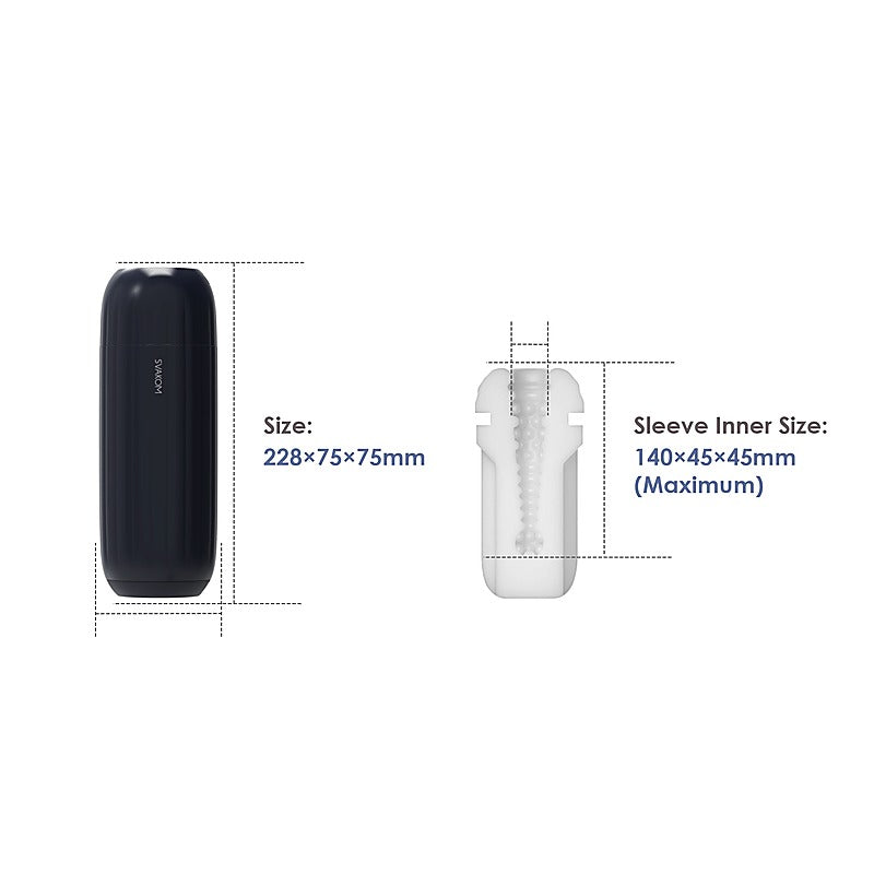 Sam Neo Suction And Vibration Mens Masturbator By Svakom - Luxury Sex Toys