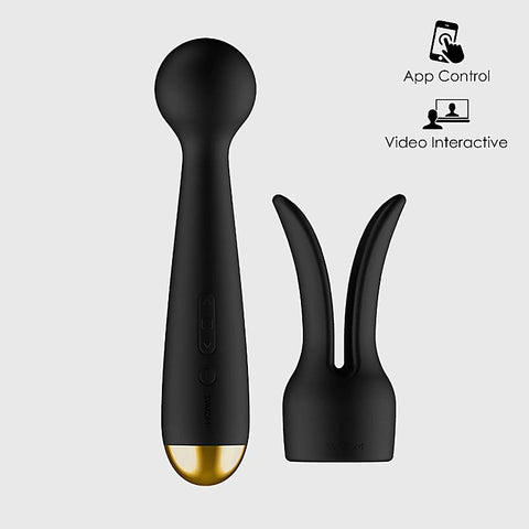 Emma Neo Interactive Vibrating Body Wand Massager By Svakom - Remote Control Vibrators